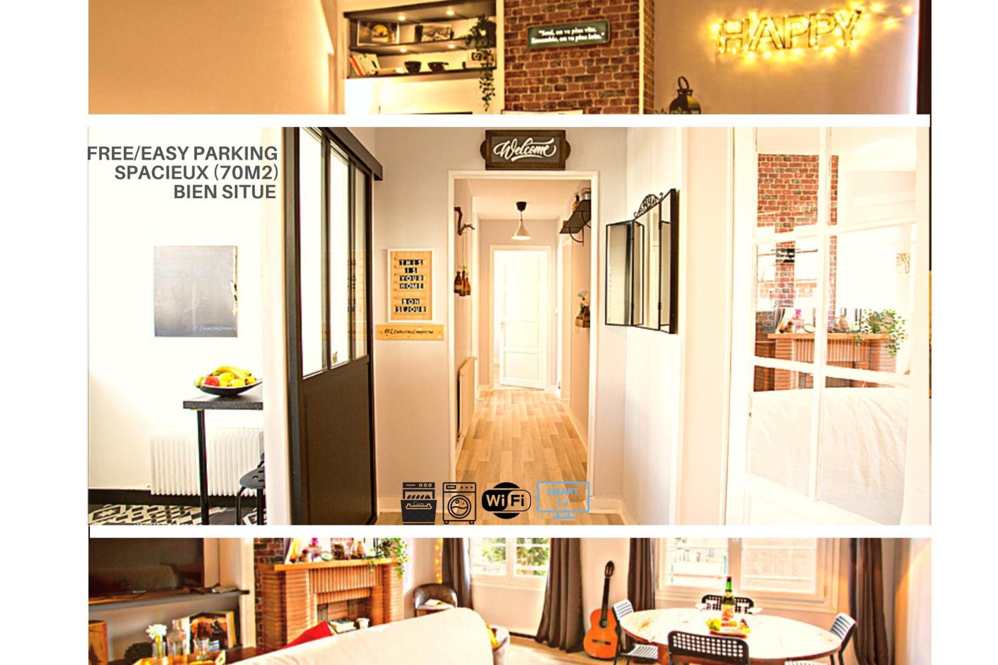 #Lindustriochampetre Free Parking, Bien Situe, Spacieux, Proche Clinique Rouen Bagian luar foto